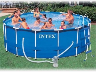 Каркасный бассейн Intex Metal Frame Pool 457x122 28242