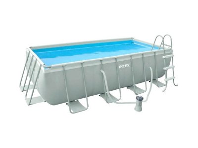 Каркасный бассейн Intex Rectangular Ultra Frame Pool 400x200x100 26788
