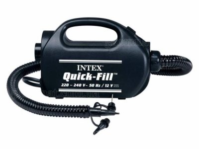 Электрический воздушный насос 220В/12В Quick-Fill Pump Intex 68609